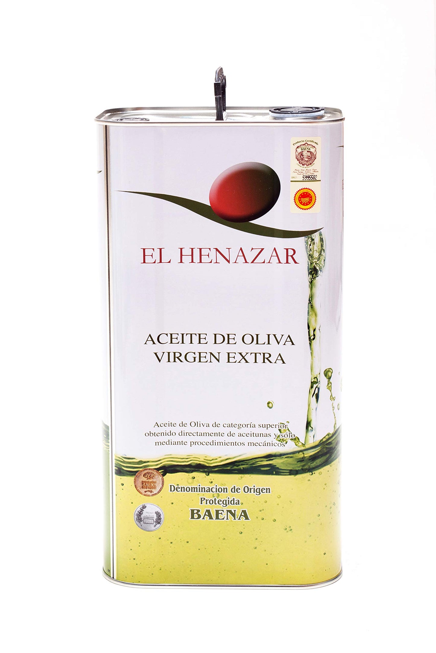 Aceite de oliva virgen extra - El Henazar 5L.