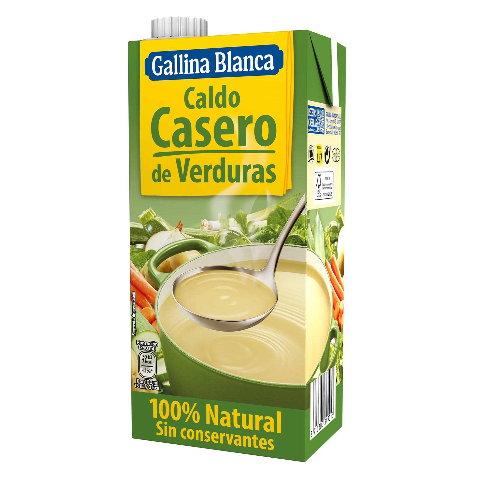 caldo casero gallina blanca en suiza