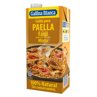 GALLINA BLANCA - CALDO DE PAELLA MIXTA 1L.