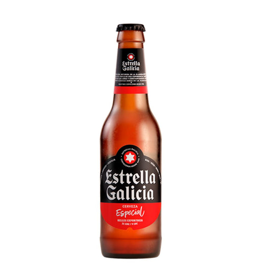 Estrella Galicia Bier - Packung 6 x 33