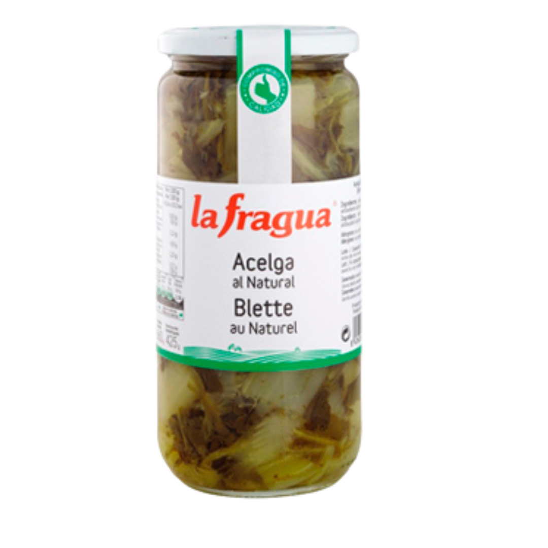 La Fragua - Acelgas al natural - Bote de Cristal 720g