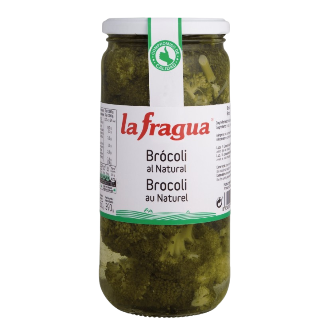 La Fragua - Brocoli al natural - tarro de cristal 660g