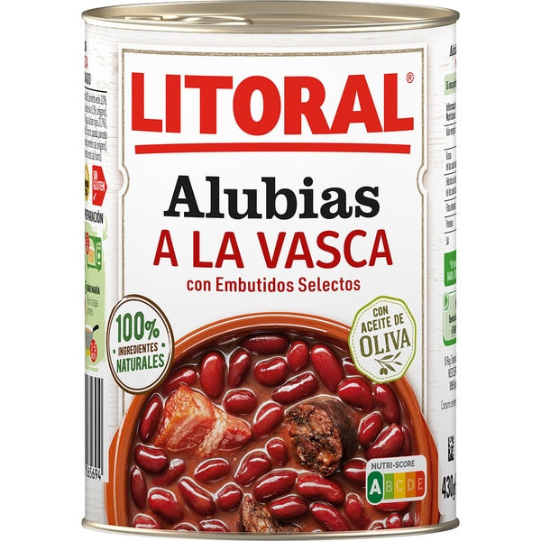 Alubias a la Vasca - LITORAL 440g.