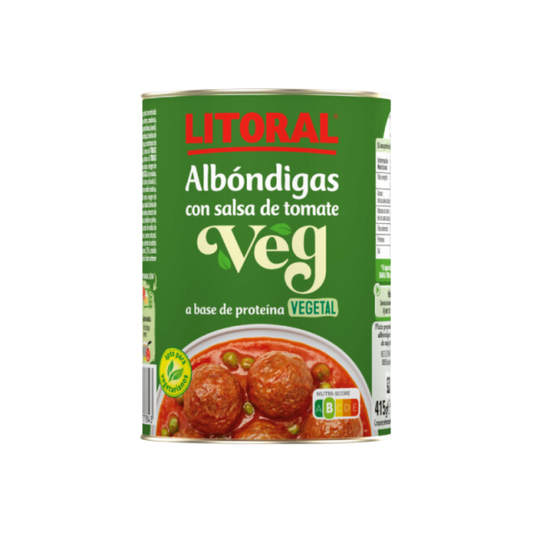 Albóndigas veganas con tomate - LITORAL 440gr.