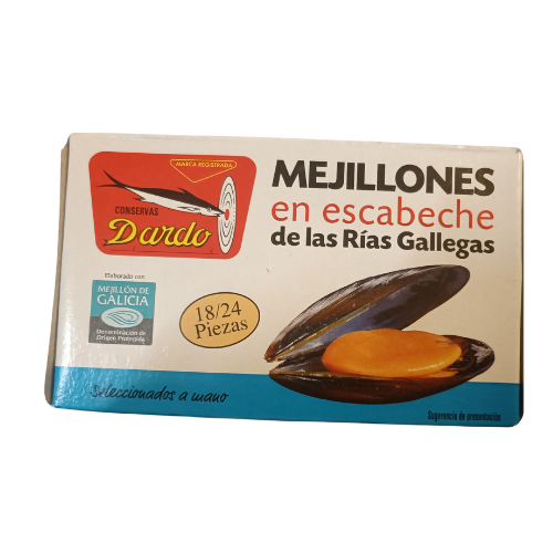 Mejillones en escabeche Dardo