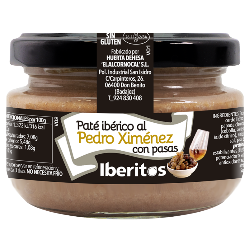 IBERITOS 110G - Paté al Pedro Ximenez