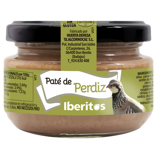 IBERITOS 110Gr. - Paté de Perdiz