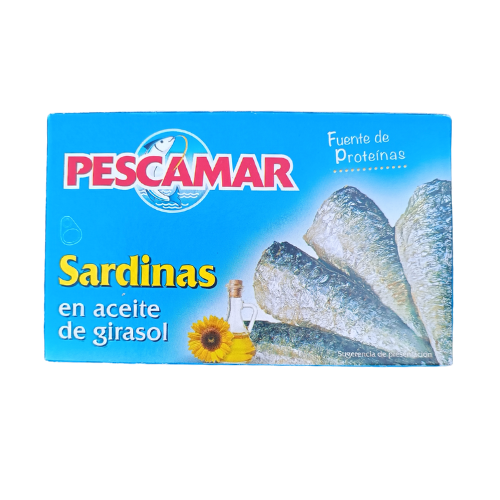 Sardinas en aceite de girasol Pescamar