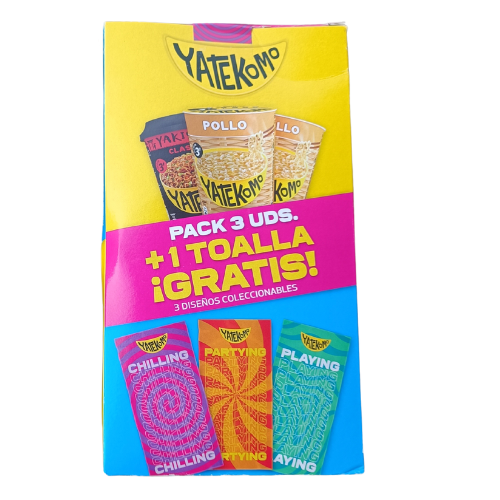 Yatekomo Pack de 3 + Toalla