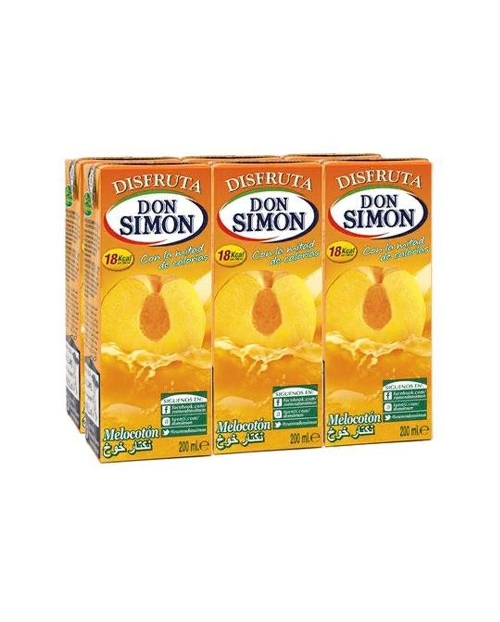 Don Simon - Disfruta Melocotón 6x200ml