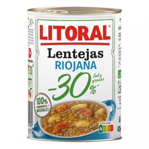 Rioja-Linsen -30 % Fett LITORAL 440 g.